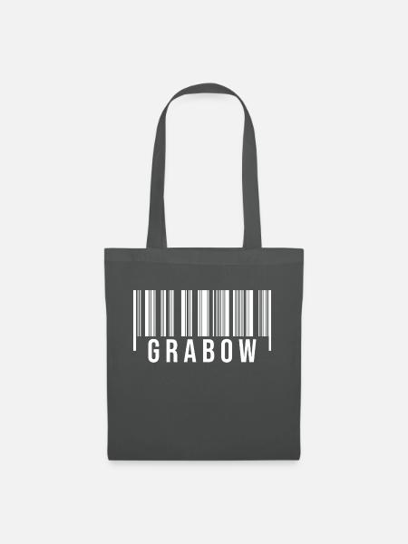 Grabow Strichcode - Stoffbeutel - Graphite