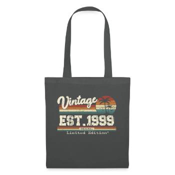 1999 Vintage Vintage Retro Birthday Gift - Tote Bag - graphite grey - Front