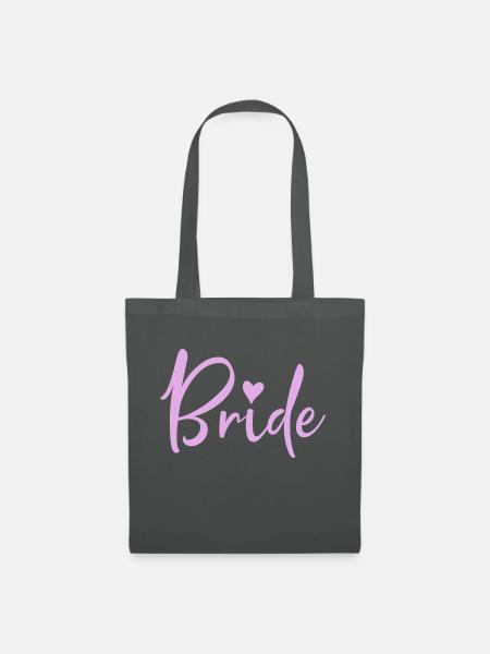 bride - Stoffbeutel - Graphite