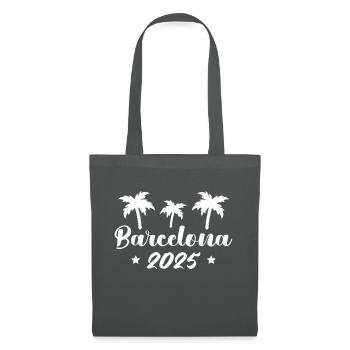 barcelona 2025 - Stoffbeutel - Graphite - Vorne