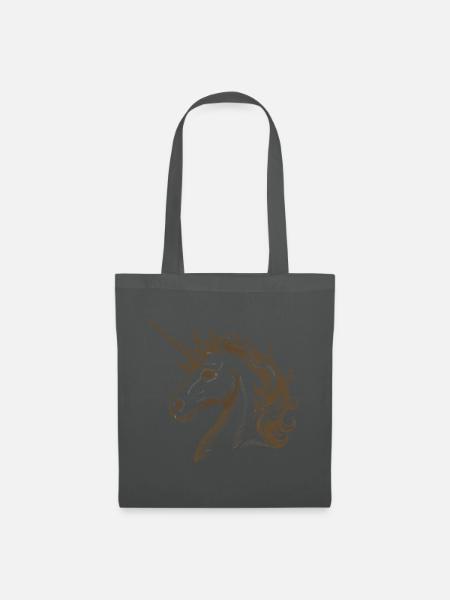 Mystic Unicorn - Stoffbeutel - Graphite