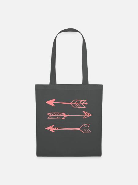 Arrows - Stoffbeutel - Graphite