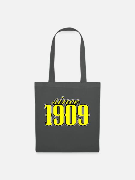 since 1909 (yellow) - Stoffbeutel - Graphite