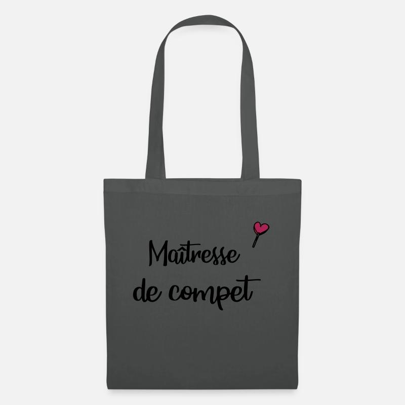Maîtresse de compet - Sac en tissu - gris graphite