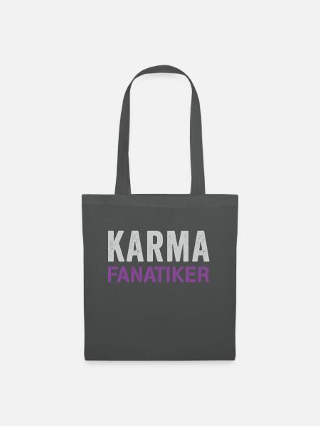 Karma Fanatiker - Stoffbeutel - Graphite