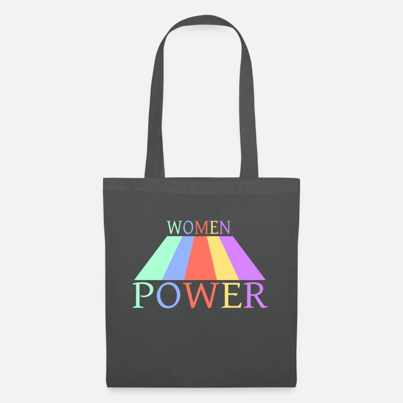 Frauenpower - Stoffbeutel - Graphite