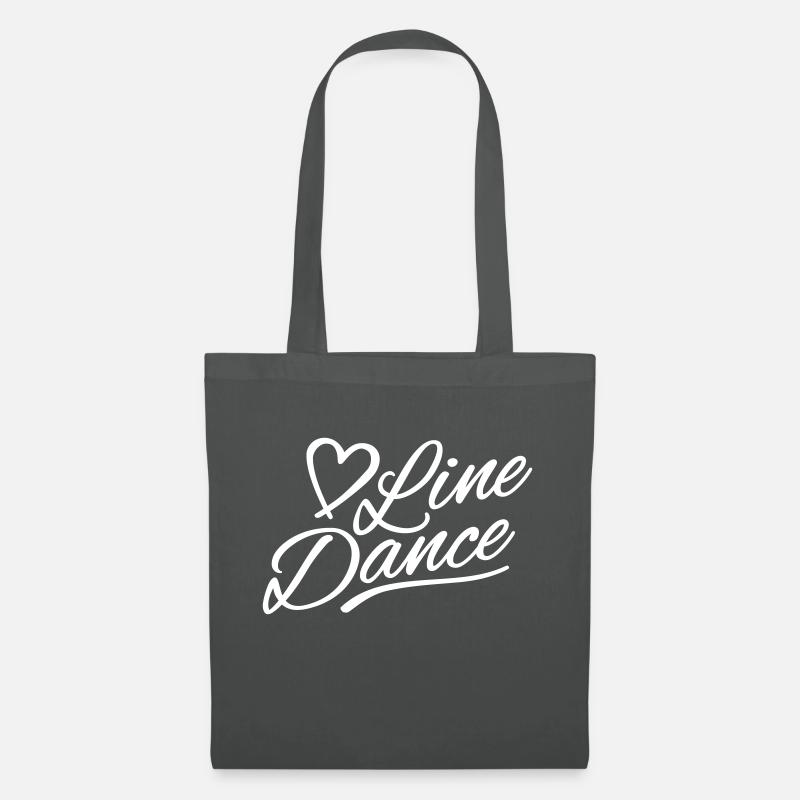 Love Line Dance Linedance Lover - Stoffbeutel - Graphite