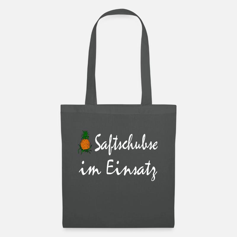 Saftschubse im Einsatz - Stoffbeutel - Graphite