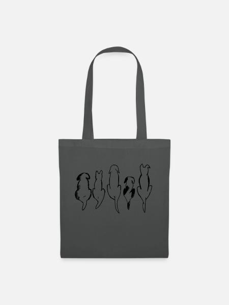 annonyme Hunde - Stoffbeutel - Graphite