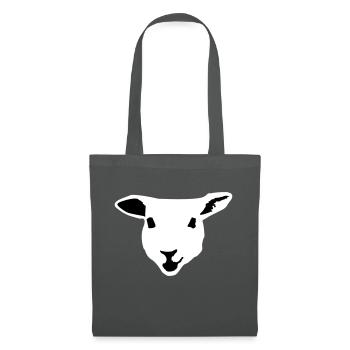 Schaf, Lamm - Stoffbeutel - Graphite - Vorne