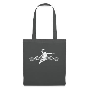 Basketball Basketballspieler Basketballteam - Stoffbeutel - Graphite - Vorne