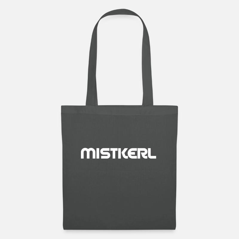 mistkerl - Stoffbeutel - Graphite