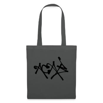 ACAB Day Style du graffiti - Sac en tissu - gris graphite - Devant