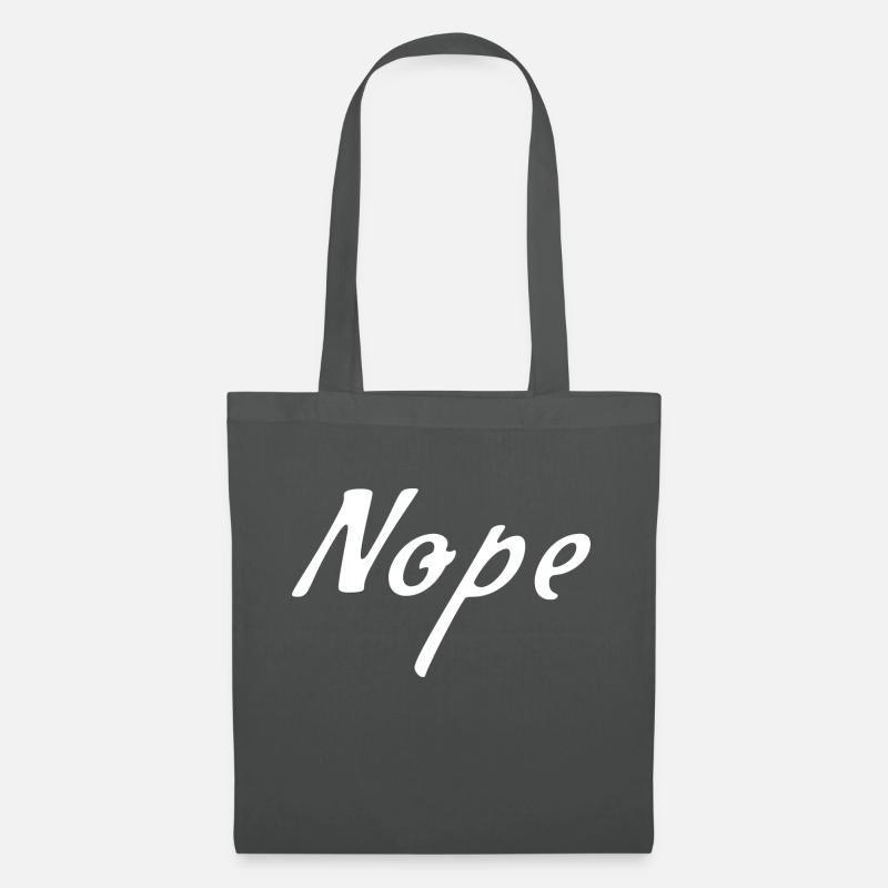 Nope - Stoffbeutel - Graphite