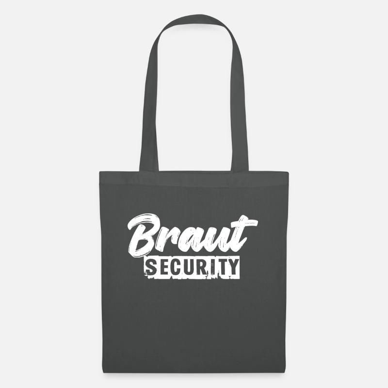 Braut Security - Stoffbeutel - Graphite