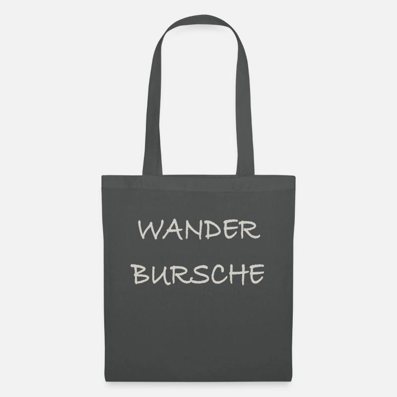 Wanderbursche - Stoffbeutel - Graphite