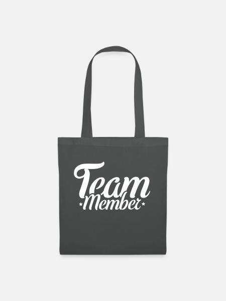Team member - Stoffbeutel - Graphite