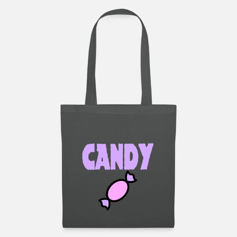 candy sweet candy - Tote Bag - graphite grey