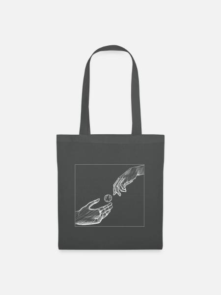 Weltfrieden - Stoffbeutel - Graphite