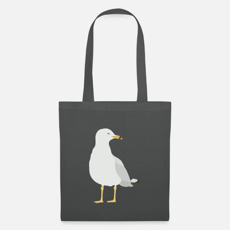 Möwe - Stoffbeutel - Graphite