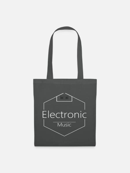 Electronic Music - Stoffbeutel - Graphite