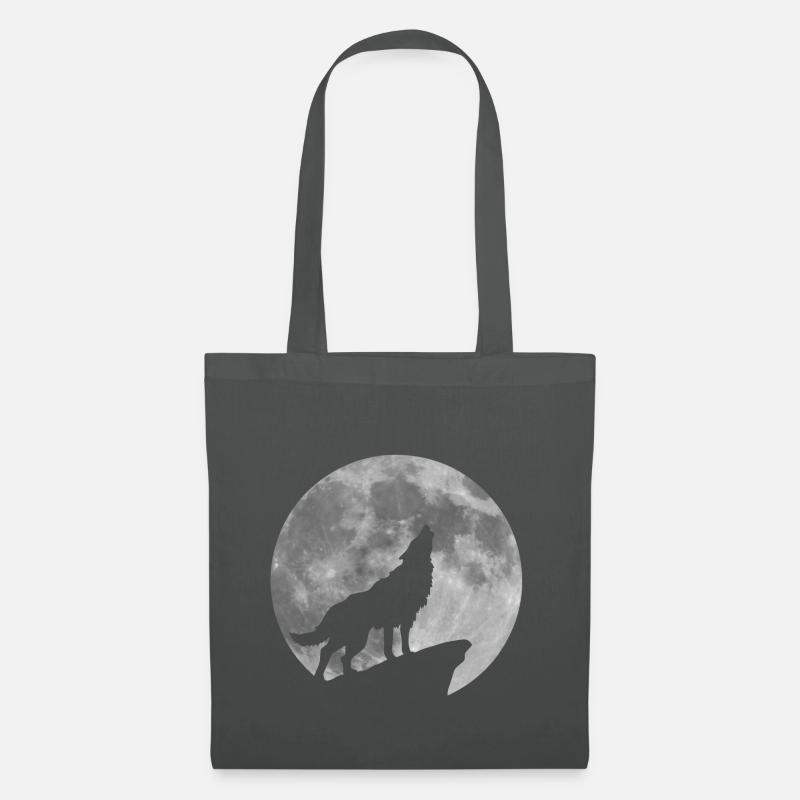 Wolf Moon - Sac en tissu - gris graphite