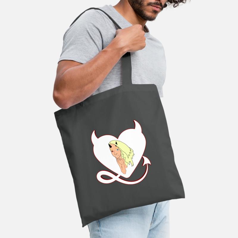 Devil with devil's heart Devil devil's female Tote Bag