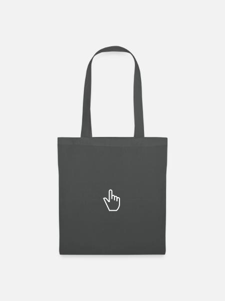 Finger - Stoffbeutel - Graphite