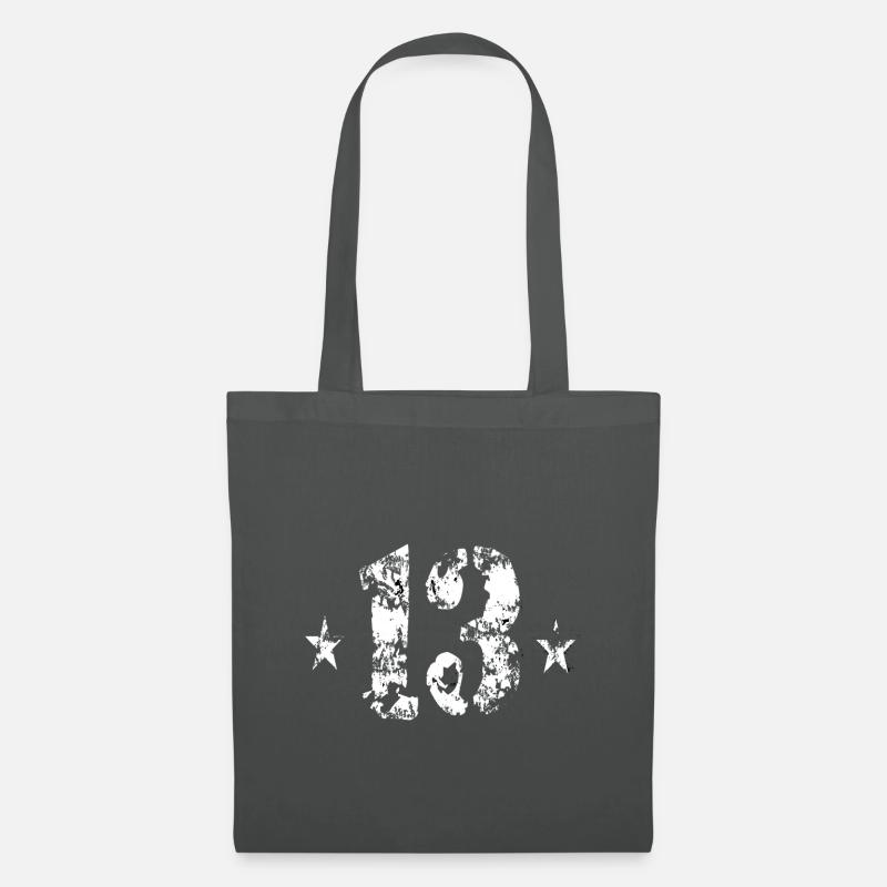 Thirteen 13 - Tote Bag - graphite grey