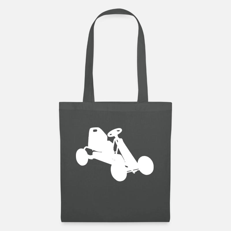 GoKart White - Stoffbeutel - Graphite