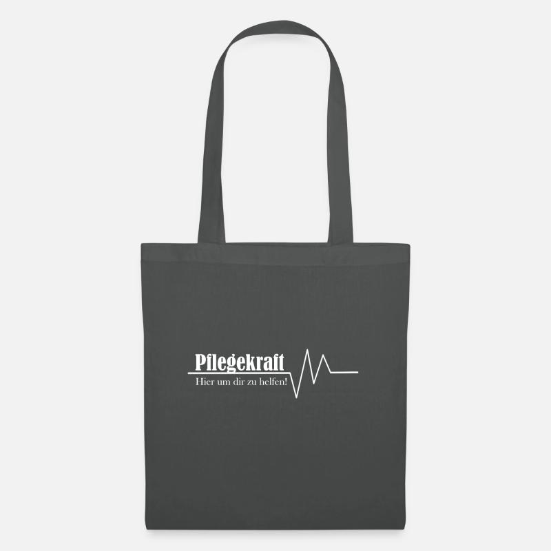 Pflegekraft - Stoffbeutel - Graphite