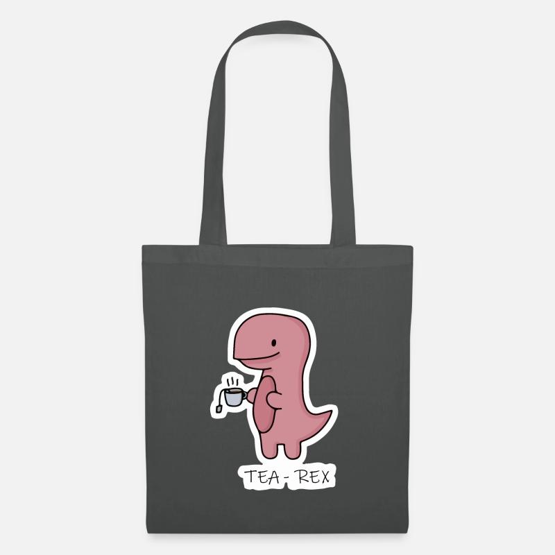 Tea-Rex (T-Rex) - Stoffbeutel - Graphite