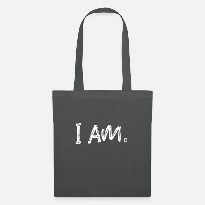 I am - Stoffbeutel - Graphite
