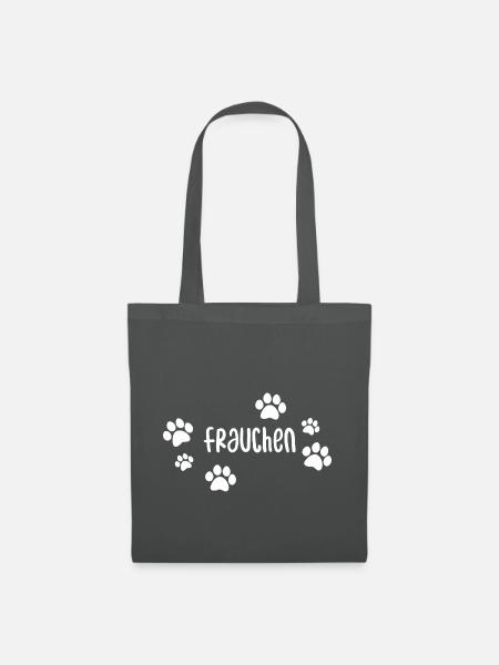 Frauchen Partnerdesign - Stoffbeutel - Graphite