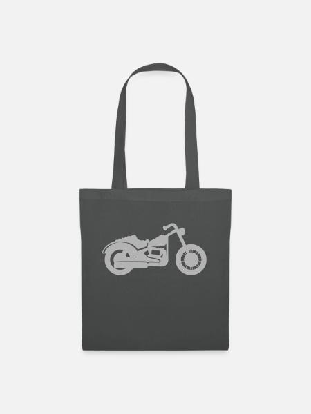 Motorrad - Stoffbeutel - Graphite