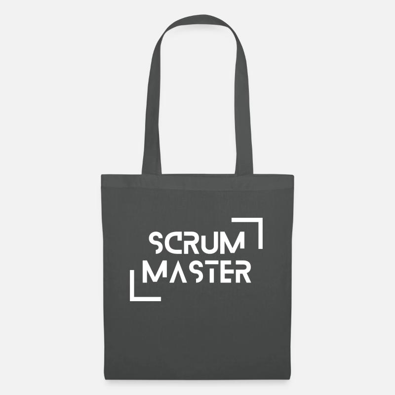 Einfaches Logo des Scrum Masters - Stoffbeutel - Graphite