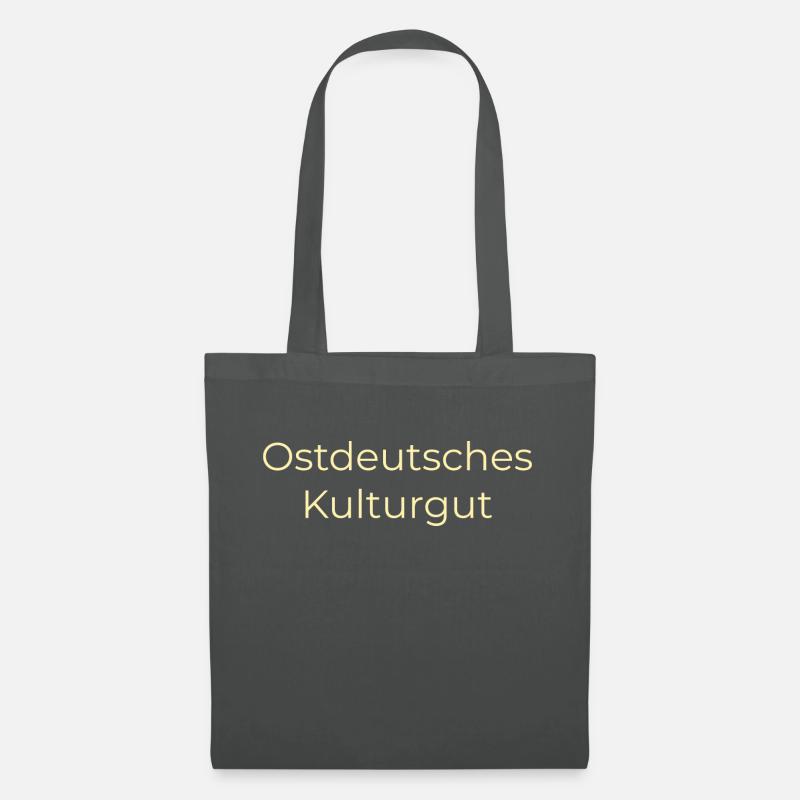 Ostdeutsches Kulturgut - Stoffbeutel - Graphite
