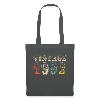 Vintage 1992 - 32nd birthday - 32 years old - Tote Bag - graphite grey - Front