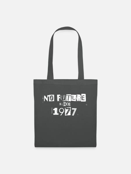No Future 77 - Stoffbeutel - Graphite