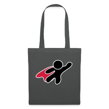 Superhero - Sac en tissu - gris graphite - Devant