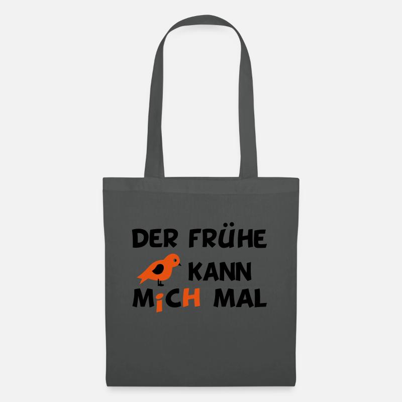 lustiger Spruch - Stoffbeutel - Graphite