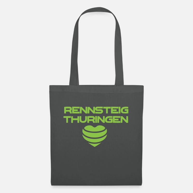 Rennsteig Thüringen - Stoffbeutel - Graphite