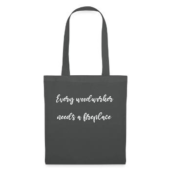 badge dictons drôles cadeau d’anniversaire - Sac en tissu - gris graphite - Devant