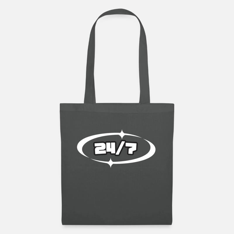24/7 - Stoffbeutel - Graphite