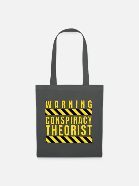 CONSPIRACY THEORIST - Stoffbeutel - Graphite