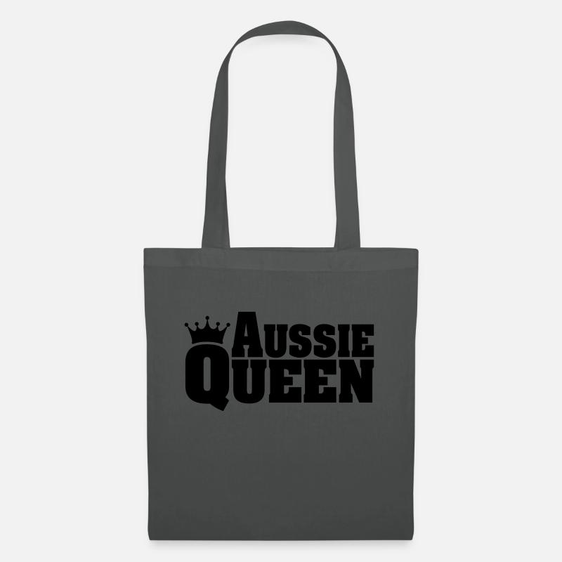 AUSSIE QUEEN Australian Shepherd - Stoffbeutel - Graphite