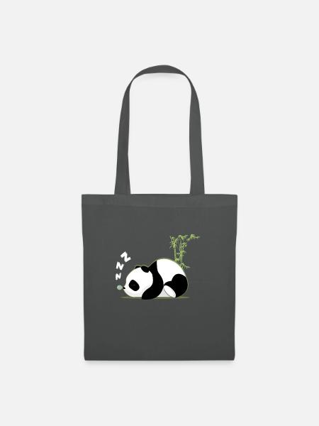 panda - Sac en tissu - gris graphite