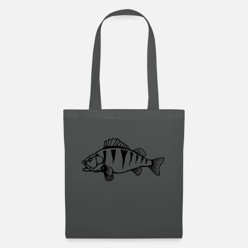 Barsch - Stoffbeutel - Graphite