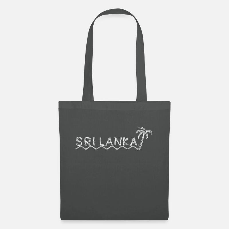 Sri Lanka - Stoffbeutel - Graphite