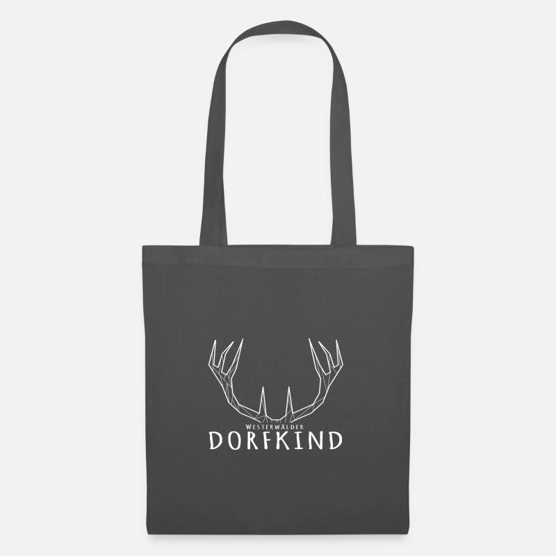Dorfkinder - Stoffbeutel - Graphite